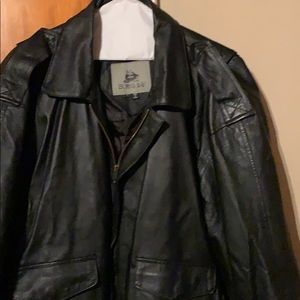 Burk’s Bay Leather Bomber Jacket